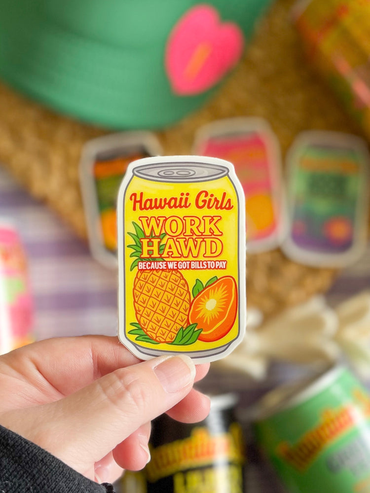 Hawaiʻi Girls Juicy Stickers