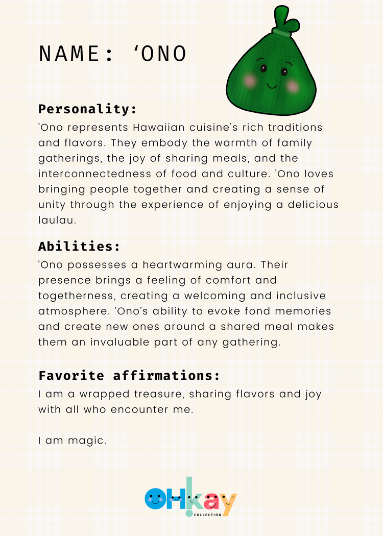 Lau Lau Ornament - ʻOno