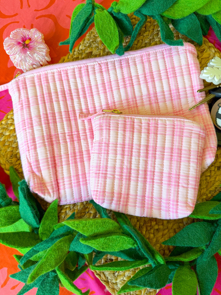 Hibiscus (Pink & Orange) Tutu Lady Bag, Pouch, Coin Purse