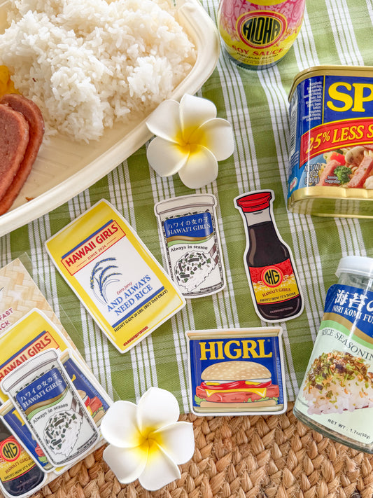 Hawaiʻi Girls Breakfast sticker pack