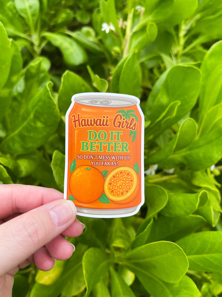 Hawaiʻi Girls Juicy Stickers