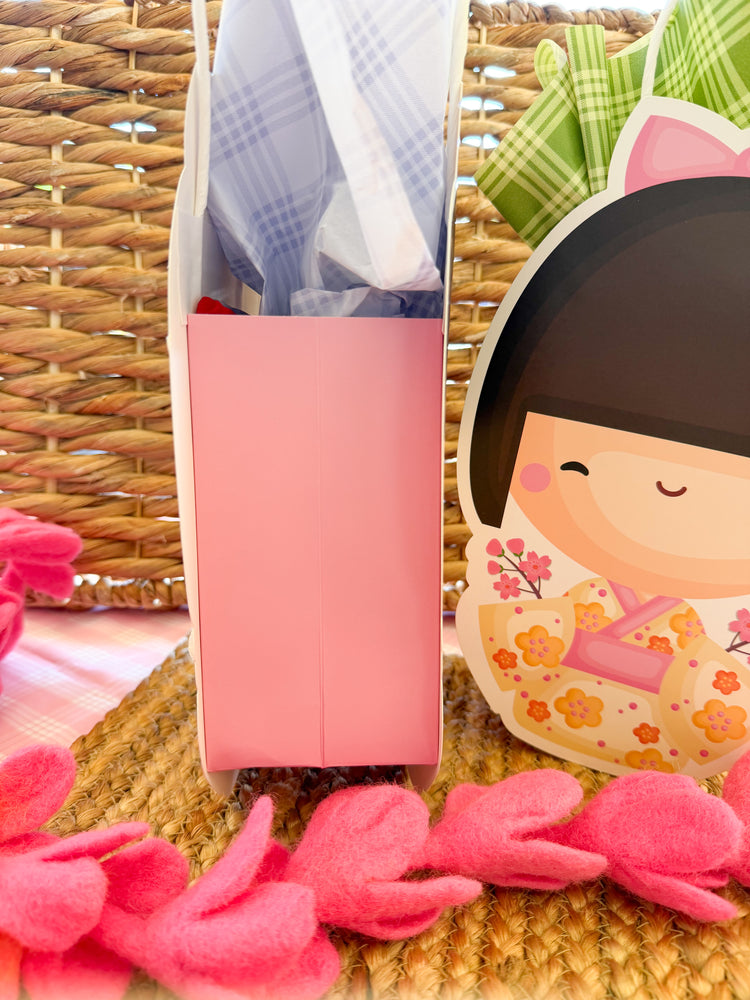 Girls Day Kokeshi Doll Favor Bag