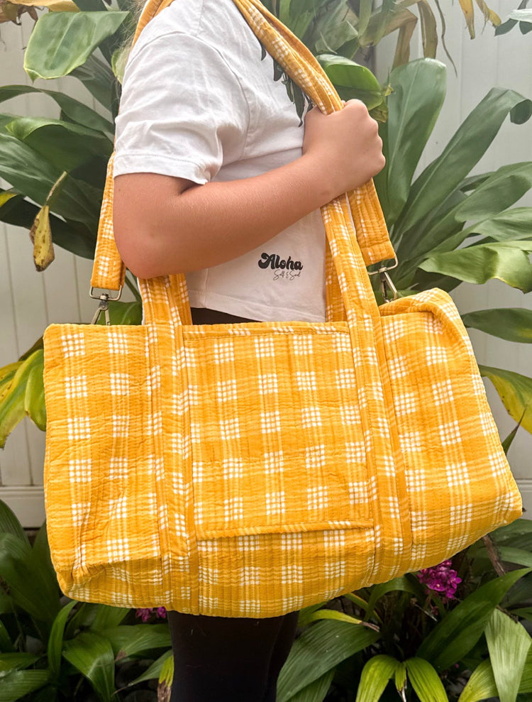 Quilted Duffle Bag
