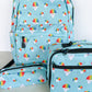 Shave ice backpack, lunchbox, and pencil case combo
