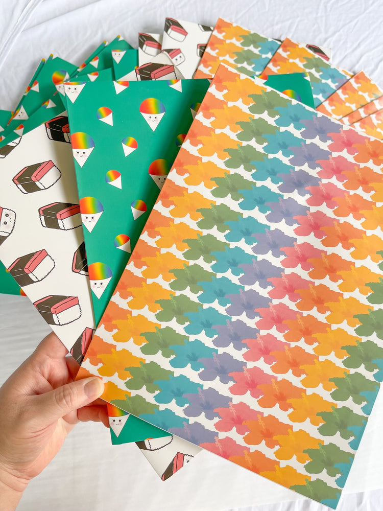 hibiscus folder