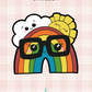 rainbow ornament
