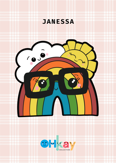 rainbow ornament