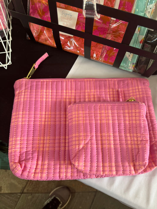 Quilted Tote, Pouch, Coin Purse