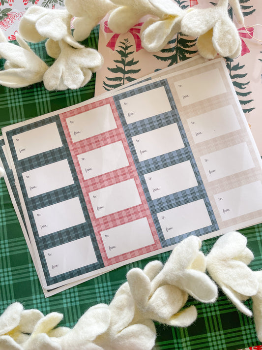 Palaka Peel and Stick Gift Tags