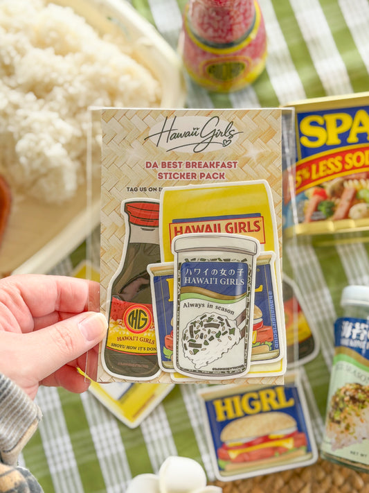 Hawaiʻi Girls Breakfast sticker pack