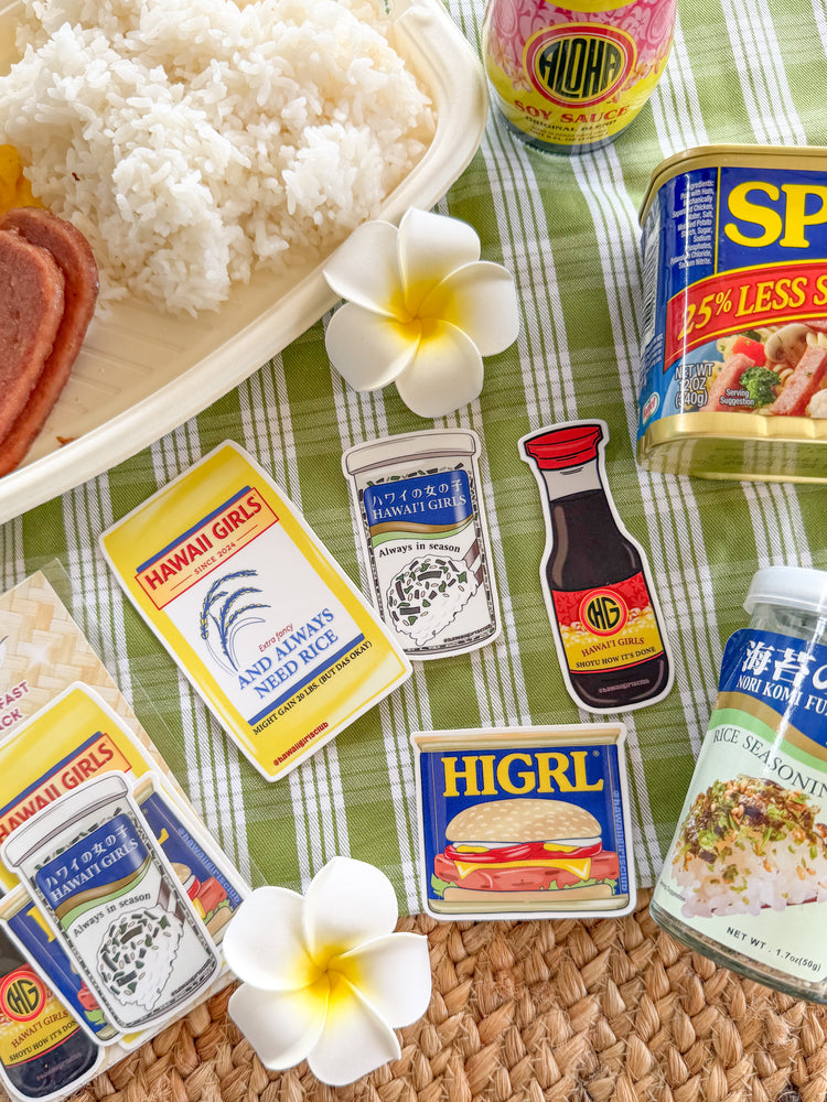 Hawaiʻi Girls Breakfast sticker pack