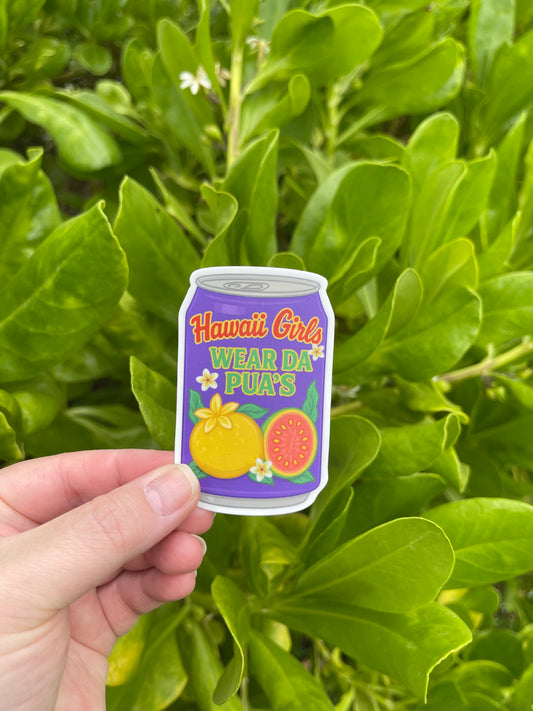 Hawaiʻi Girls Juicy Stickers