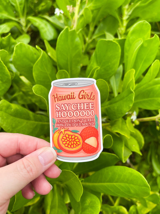 Hawaiʻi Girls Juicy Stickers