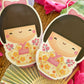 Girls Day Kokeshi Doll Favor Bag